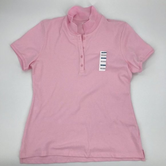 Old Navy Pink Polo Brand New Sz L - Picture 1 of 6